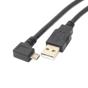 USB 2.0 muškarca da mikro USB B mužjak ostavio ugao kabl