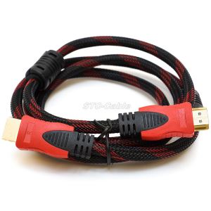Najlon istkane velike brzine visokog kvaliteta zlatne Tanjiraste HDMI kabl